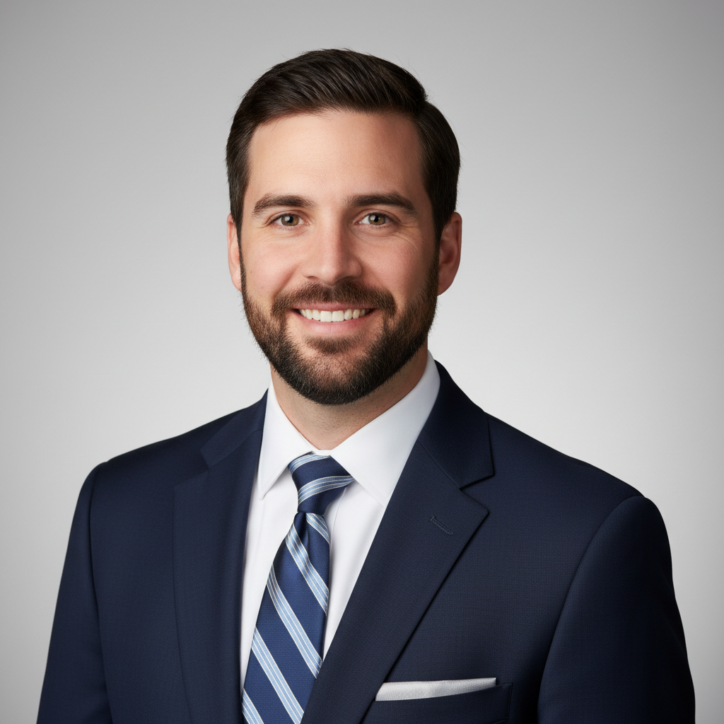 James Mitchell, Associate at Harrington & Associates LLP, professional headshot